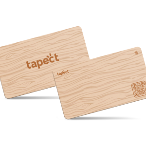 Tapect Wooden Card