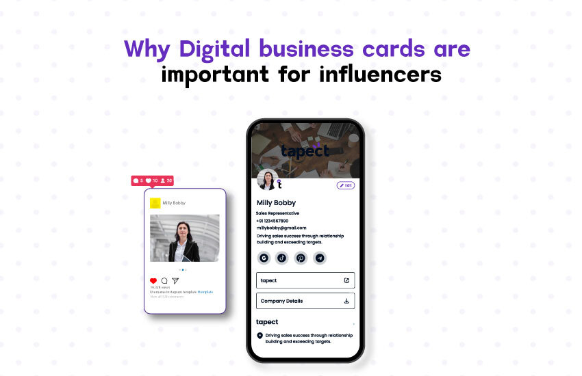 Why Digital business cards are important for influencers